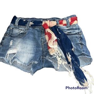WallFlower Mini Denim Shorts